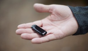 The Fitbit One tracker.